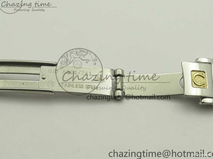 0512 Versatile De Ville Prestige Ladies 32.7mm SS MKF 1:1 Best Edition White MOP Dial Roman Markers on SS YG Bracelet MIYOTA 7967